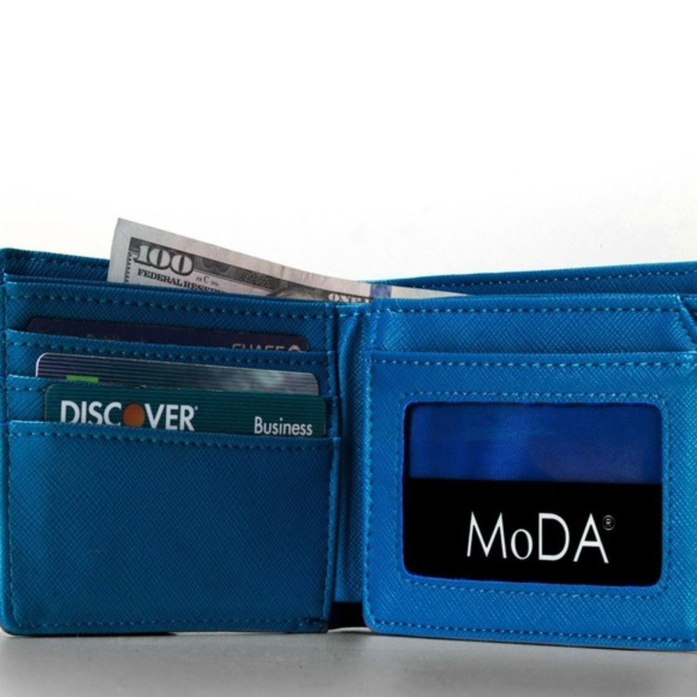 Moda Blue Wallet - Picture 3 of 4